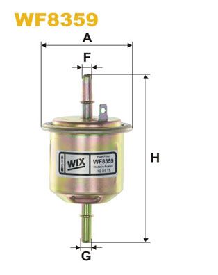 WIX FILTERS Polttoainesuodatin WF8359